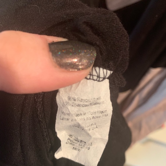 THE HANGER Tan and Black Large Chevron Maxi Dress - Picture 4 of 4